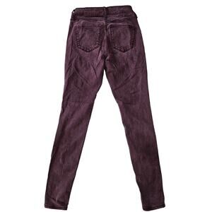 🦃 Old Navy Rockstar Super Skinny High Rise Jeans Womens 0 Dark Purple Stretch